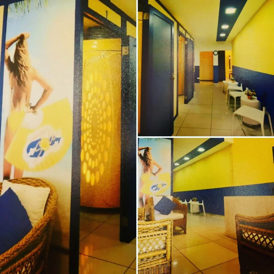Interior of Emporio del Sole tanning salon